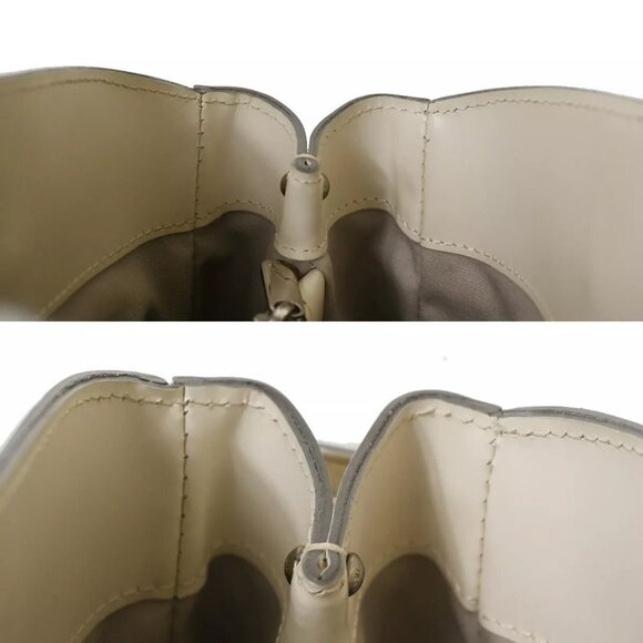 LOUIS VUITTON LV Logo Passy PM Hand Bag Epi Leather Ivoire - Picture 12 of 16